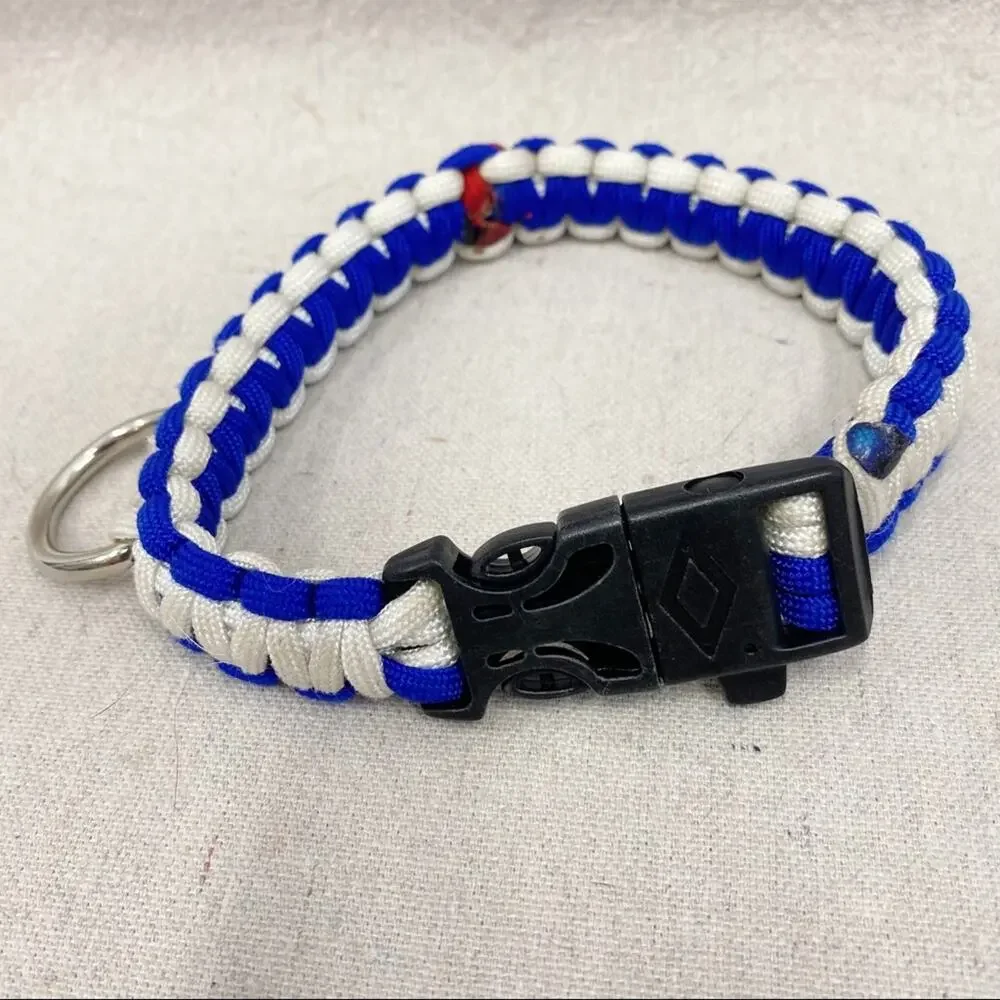 Colorado flag theme ripcord‎ dog collar 14 inches/medium